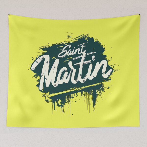 Item preview, Saint Martin (with White Lettering) designed and sold by VelvetRoom.