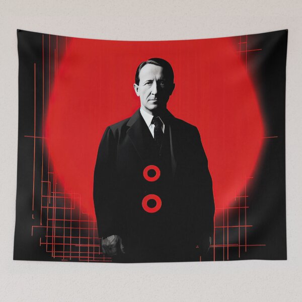 Item preview, Guglielmo Marconi | Red minimalism designed and sold by ComicsFactory.