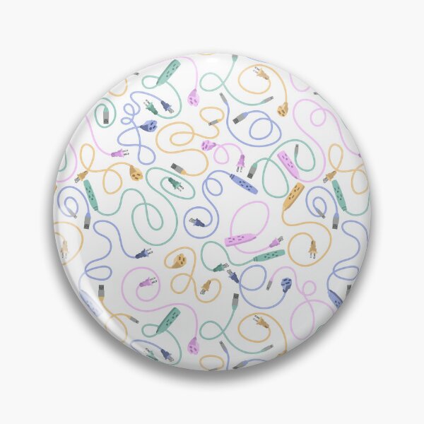 Item preview, Recharge in Pastel Pink Green Blue Yellow on White designed and sold by Squilla Design Studio.