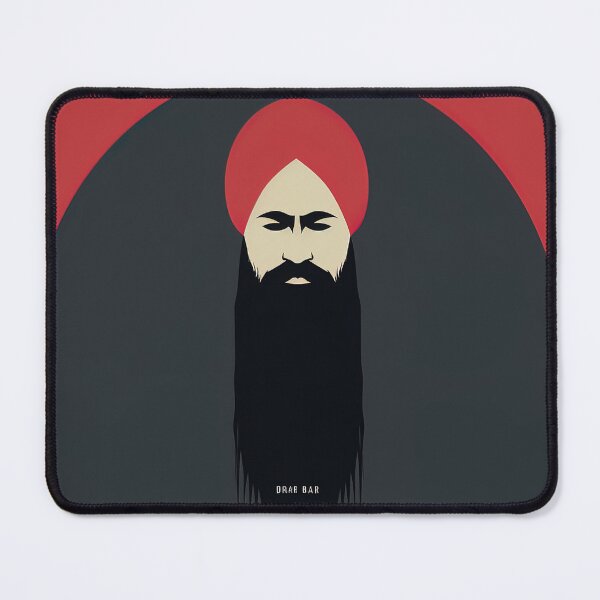 Item preview, Guru Amar Das | Red minimalism designed and sold by ComicsFactory.