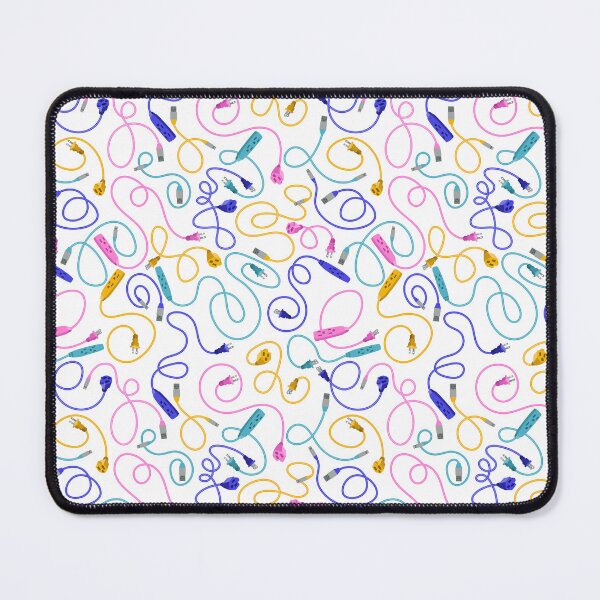 Item preview, Recharge in Pink Teal Cobalt Blue and Yellow on White designed and sold by Squilla Design Studio.