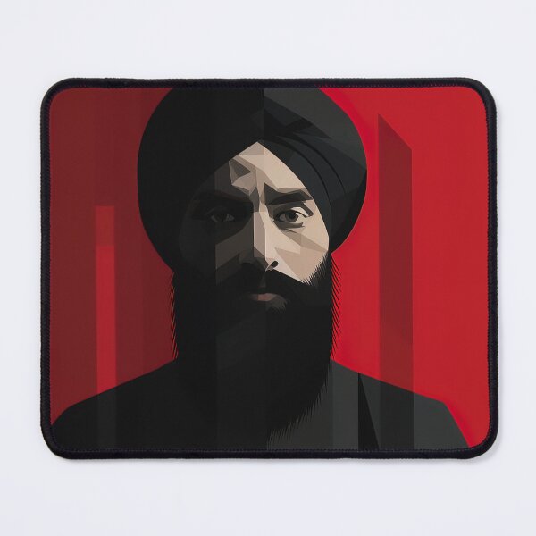 Item preview, Guru Arjan Dev | Red minimalism designed and sold by ComicsFactory.