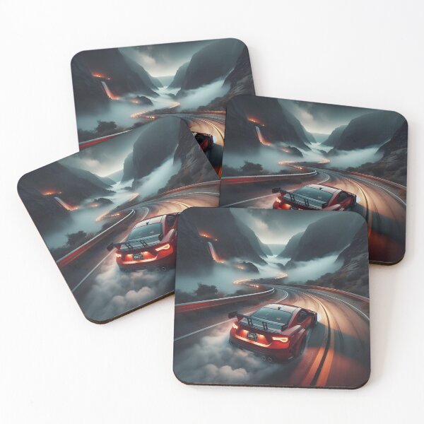 Item preview, DRIFTING DOWN THE FOGGY CANYON designed and sold by CARGUYZILLA.