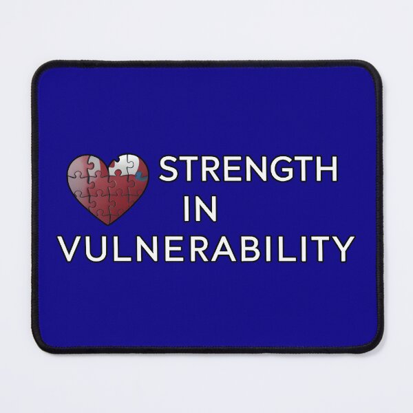 Item preview, Strength in Vulnerability: Puzzle Heart Art designed and sold by MillennialVibe.