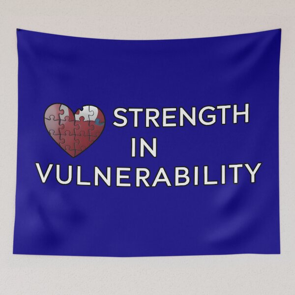 Item preview, Strength in Vulnerability: Puzzle Heart Art designed and sold by MillennialVibe.