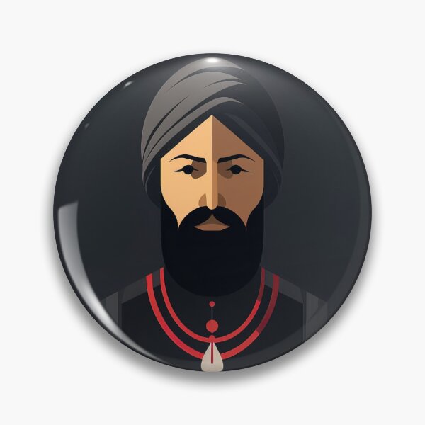 Item preview,  Guru Gobind Singh | Red minimalism designed and sold by ComicsFactory.