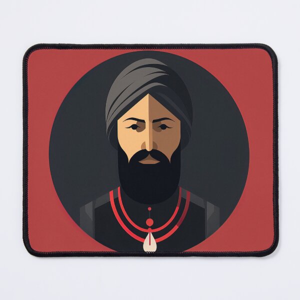Item preview,  Guru Gobind Singh | Red minimalism designed and sold by ComicsFactory.