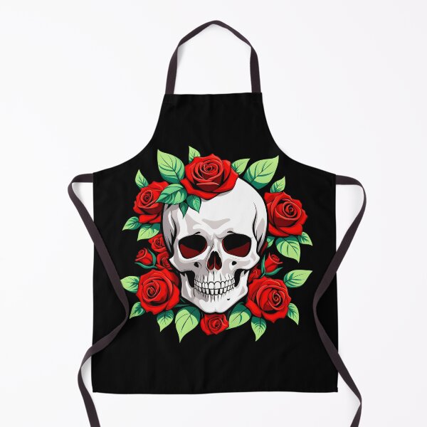 Item preview, A skull in roses designed and sold by Sopilka.
