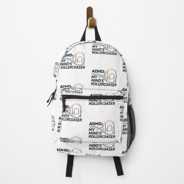 Item preview, ADHD: Mind's Rollercoaster Minimalistic Art designed and sold by MillennialVibe.