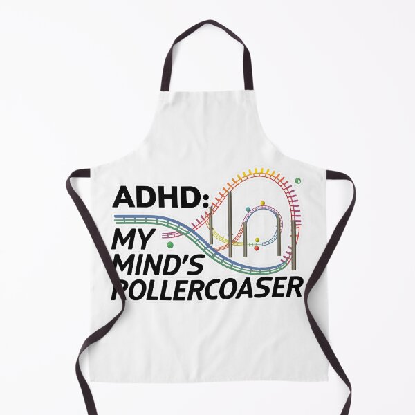 Item preview, ADHD: Mind's Rollercoaster Minimalistic Art designed and sold by MillennialVibe.