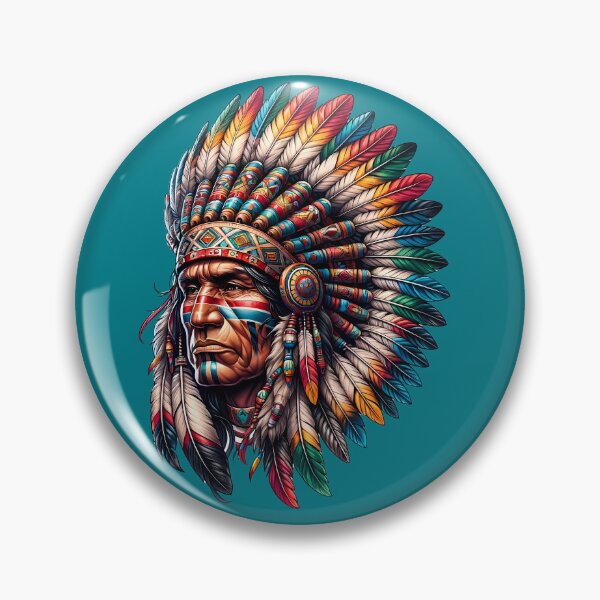 Item preview, Vibrant Spirit: Native American Headdress Art designed and sold by TriarArt.
