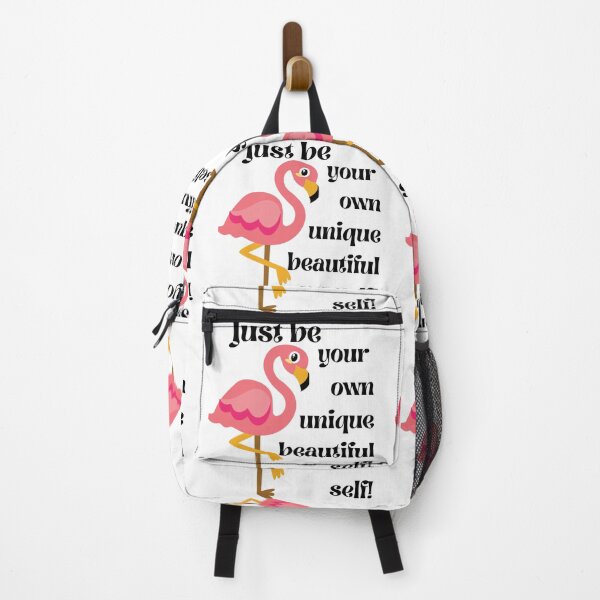 Item preview, Be Your Own Beautiful Self Flamingo designed and sold by KerriAlexa Designs.