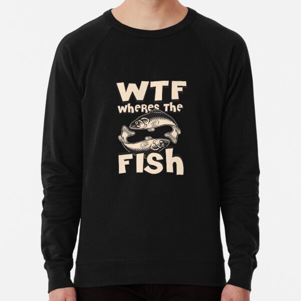 WTF Wheres The Fish, fishing shirt, fishing gifts, fishing clothes, bass fishing shirt, ice fishing, fishing accessories, fishing novelty, fishing shirt for men