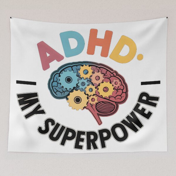 Item preview, ADHD: My Superpower Artistic Representation designed and sold by MillennialVibe.