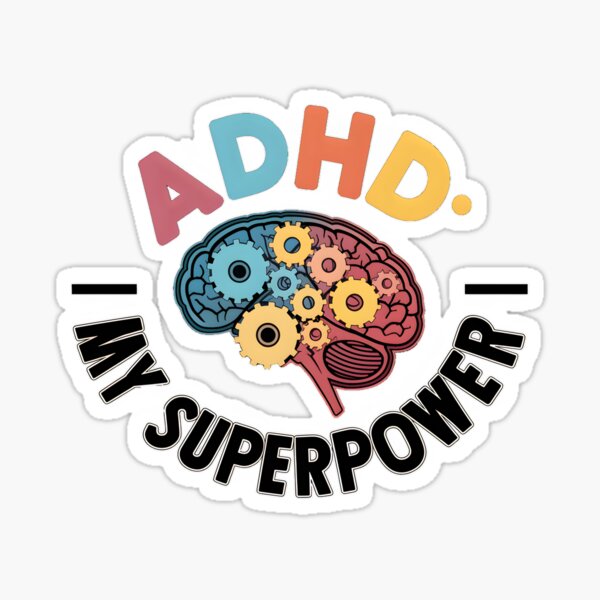 Item preview, ADHD: My Superpower Artistic Representation designed and sold by MillennialVibe.