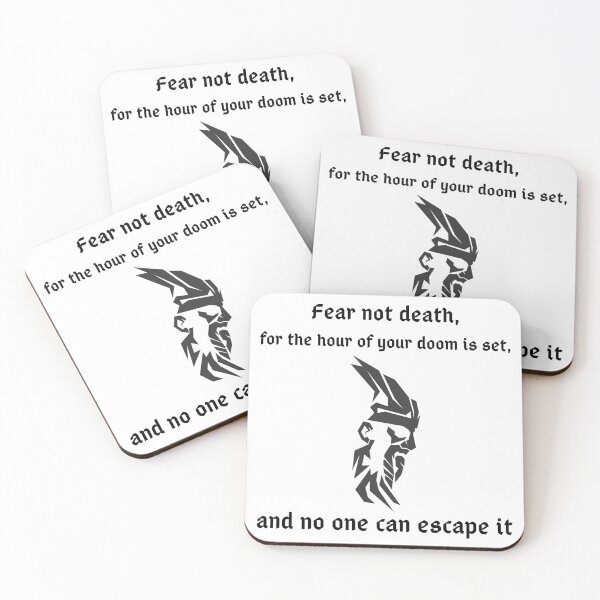 Item preview, Fear not death designed and sold by Norse-Fashion.