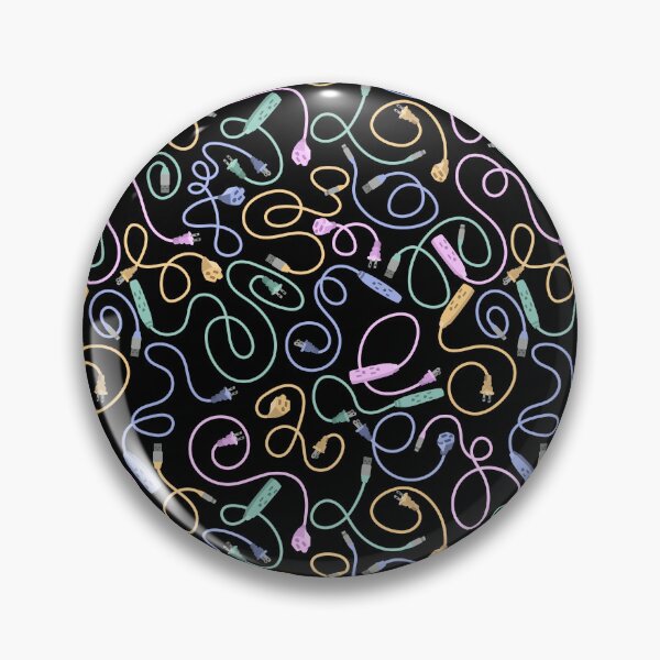 Item preview, Recharge in Pastel Pink Green Blue Yellow on Black designed and sold by Squilla Design Studio.