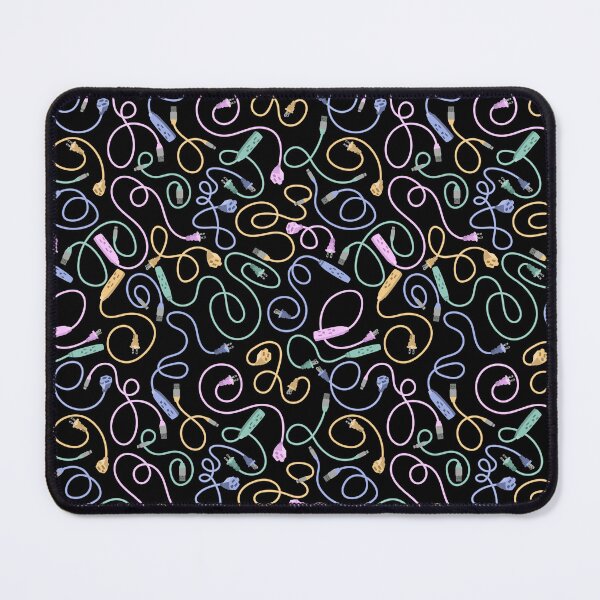 Item preview, Recharge in Pastel Pink Green Blue Yellow on Black designed and sold by Squilla Design Studio.