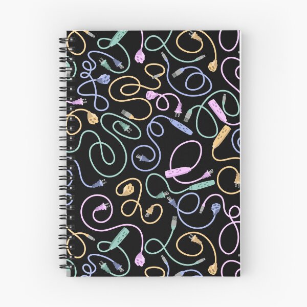 Item preview, Recharge in Pastel Pink Green Blue Yellow on Black designed and sold by Squilla Design Studio.