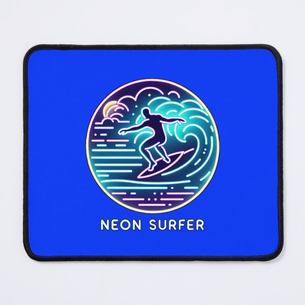 Item preview, Electric Swell: Neon Crests at Dusk. Surfs up designed and sold by leyfinder.