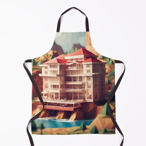 Item preview, Origami Art - Glamour on the Edge: The Roaring Twenties Cliffside Retreat designed and sold by ArtfulFolds.