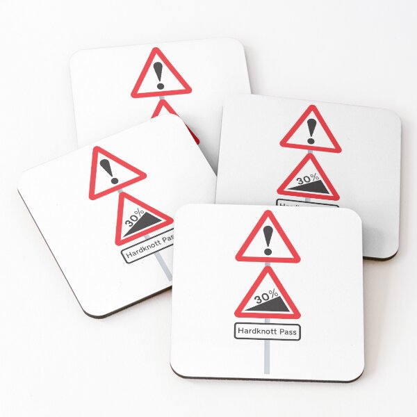 Item preview, Hardknott Pass Warning Sign designed and sold by Cumbria Guru.