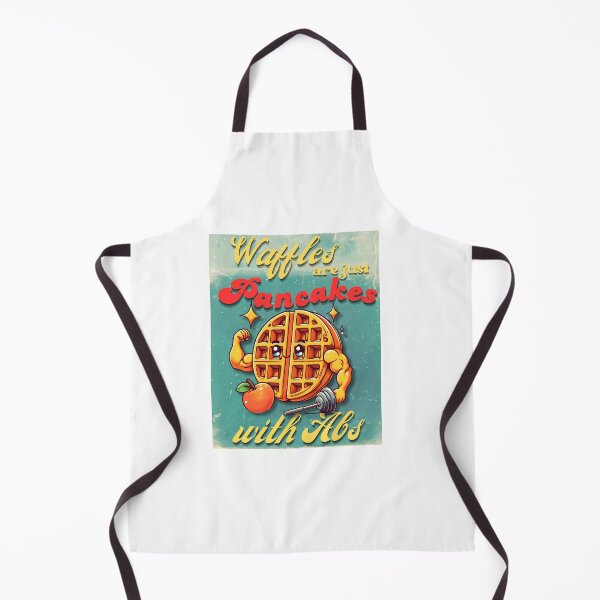 Item preview, Waffles are just Pancakes with Abs - Funny food humor designed and sold by Kawaiishizz.