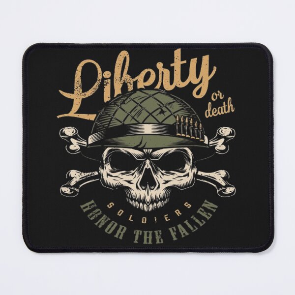Item preview, Military Liberty or Death Soldiers Honor the Fallen designed and sold by Wildcat Webworks.