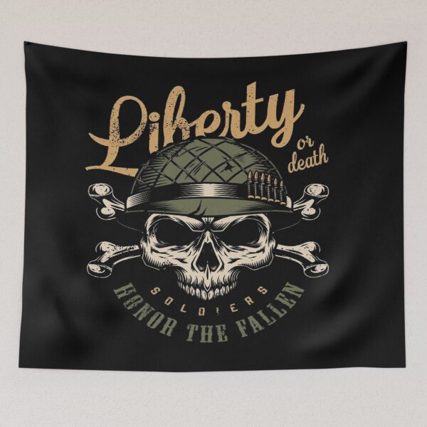 Item preview, Military Liberty or Death Soldiers Honor the Fallen designed and sold by Wildcat Webworks.