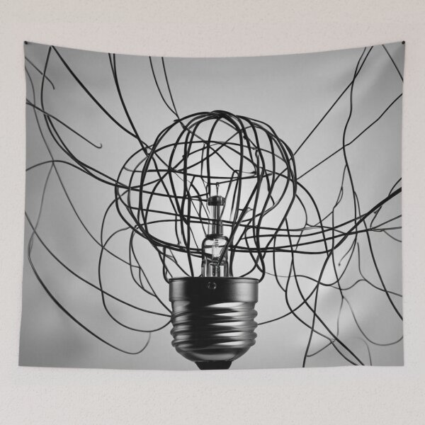 Item preview, Industrial Lightbulb designed and sold by BeeTheArtCo.