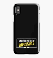 Mustache impossible iPhone Case