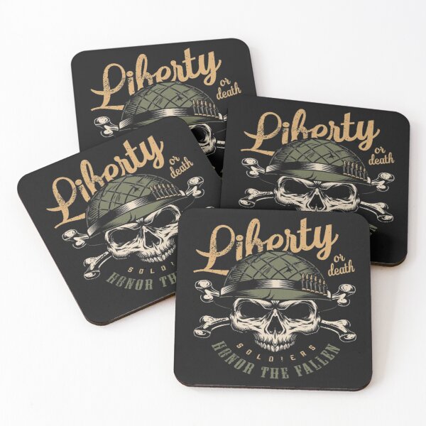 Item preview, Military Liberty or Death Soldiers Honor the Fallen designed and sold by Wildcat Webworks.