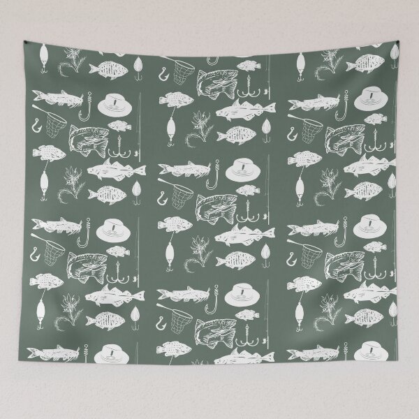 Item preview, FIsherman Doodles designed and sold by artenvironments.