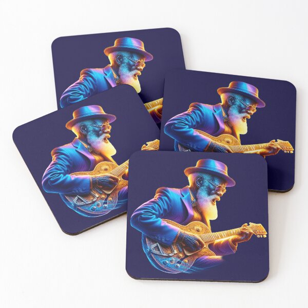 Item preview, Blues man violet colorfoul designed and sold by shacalacah.
