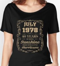 July 1978 Sunshine mixed Hurricane Women's Relaxed Fit T-Shirt
