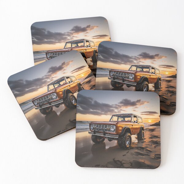 Item preview, ford bronco on beach  designed and sold by GeauxTigs225.