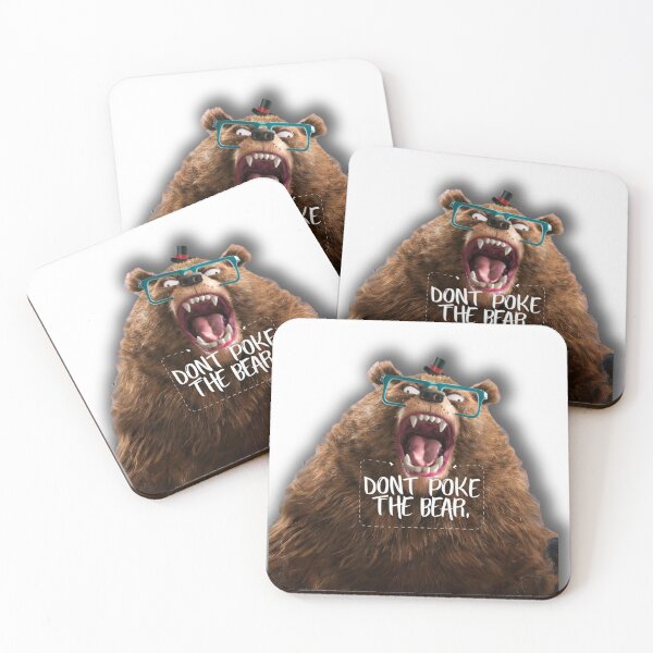 Item preview, Do not poke the bear designed and sold by Lunaawga.