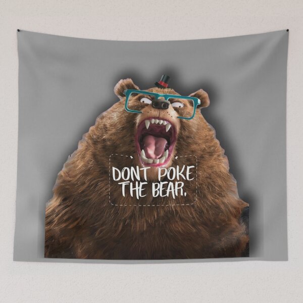 Item preview, Do not poke the bear designed and sold by Lunaawga.