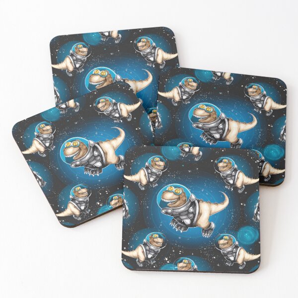 Item preview, Dinosaurs Sci-fi Space Pattern designed and sold by Printtplus.