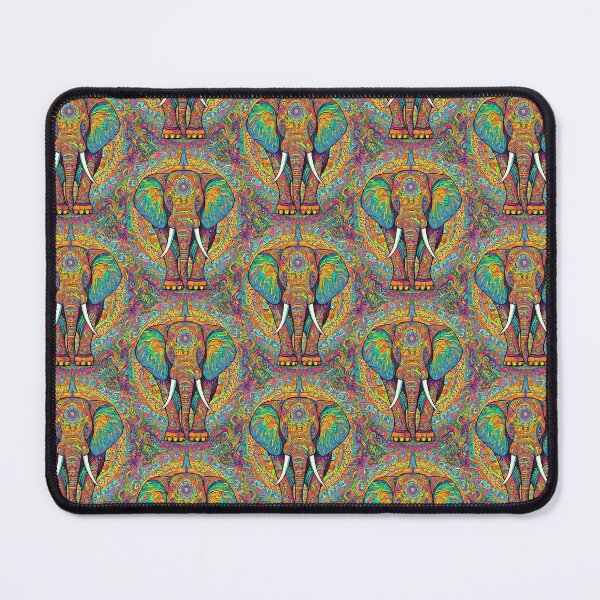 Item preview, Psychedelic Elephants designed and sold by drawbey.