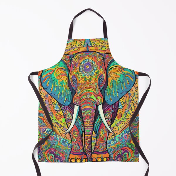 Item preview, Psychedelic Elephants designed and sold by drawbey.