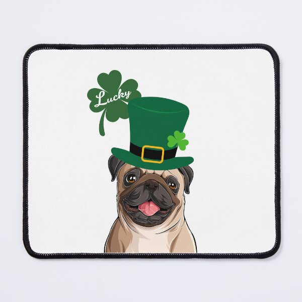 Item preview, Lucky Pug designed and sold by ASHBooksnThings.