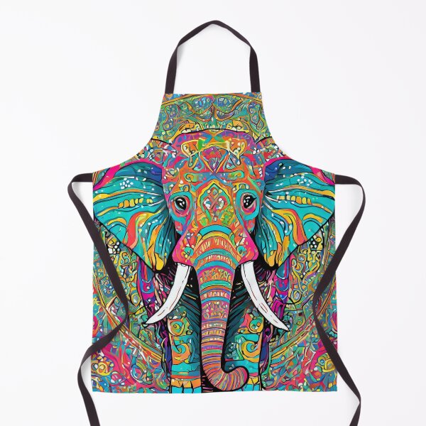 Item preview, Psychedelic Elephants designed and sold by drawbey.