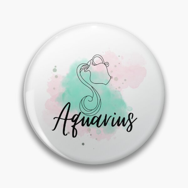 Item preview, Colorful Aquarius sign designed and sold by BoarArt.
