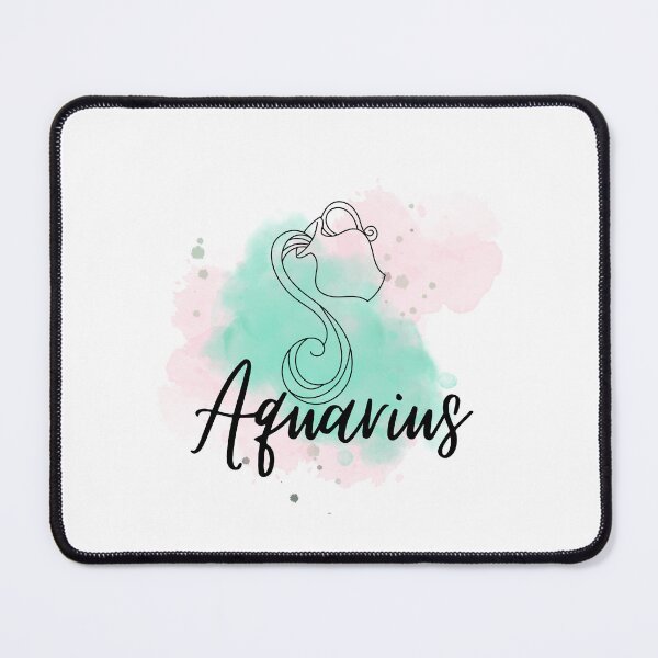 Item preview, Colorful Aquarius sign designed and sold by BoarArt.