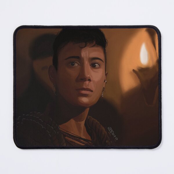 Item preview, trans non binary Pirate Jim Vico Ortiz digital oil painting portrait OFMD designed and sold by Theoldgirl900.
