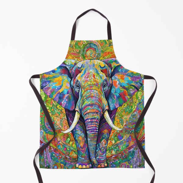 Item preview, Psychedelic Elephants designed and sold by drawbey.