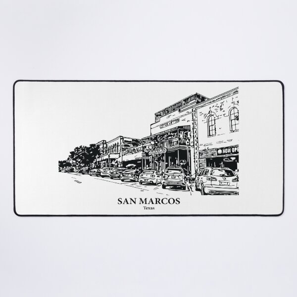 Item preview, San Marcos - Texas designed and sold by Lakeric Cityscapes.