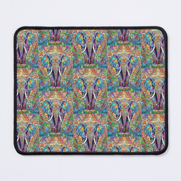 Item preview, Psychedelic Elephants designed and sold by drawbey.