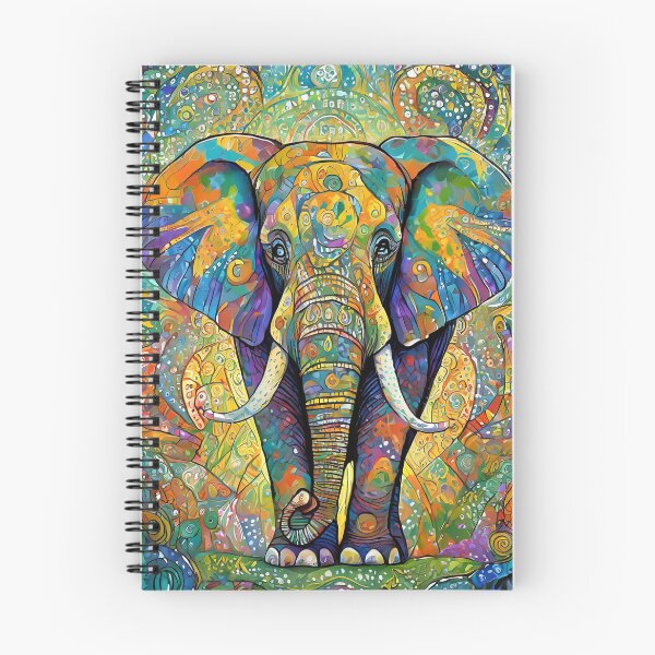 Item preview, Psychedelic Elephants designed and sold by drawbey.